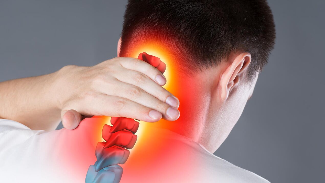 nekpijn als gevolg van osteochondrose