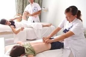 massage als een methode om artrose te behandelen