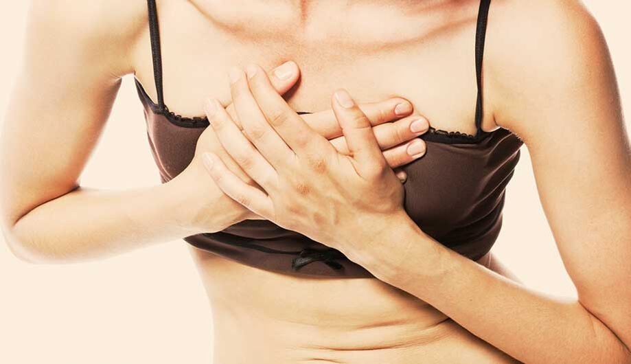 acute pijn op de borst kan de oorzaak zijn van osteochondrose in de borst